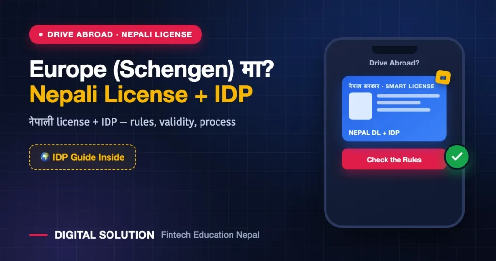 Driving in Europe with a Nepali License: Schengen IDP Guide — Digital Solution guide