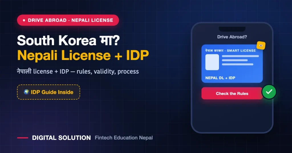 Driving in South Korea with a Nepali License: IDP Guide — Digital Solution guide