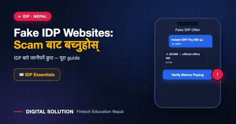 Fake IDP Websites: How Nepalis Get Scammed (and How to Avoid It)
