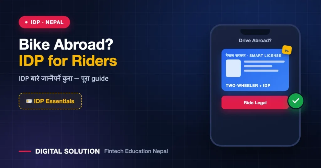 Two-Wheeler Abroad: IDP for Motorbike Riders from Nepal — Digital Solution guide