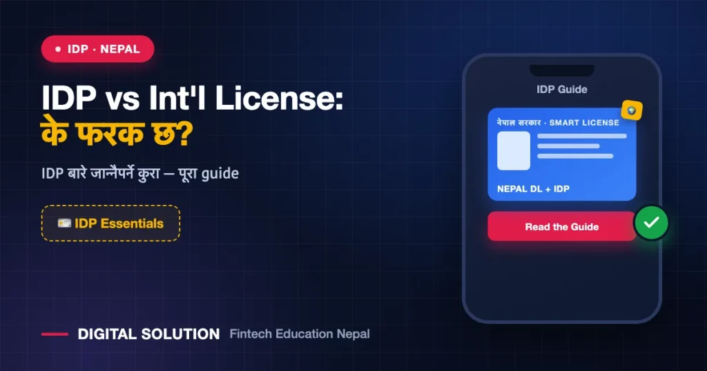IDP vs International Driving License: What’s the Difference? — Digital Solution guide