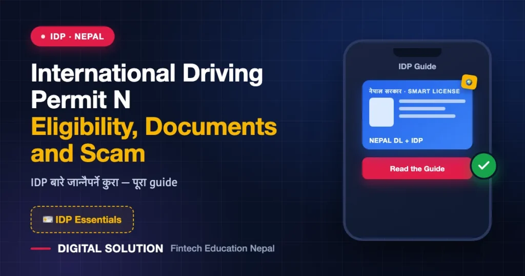 International Driving Permit Nepal 2026: Eligibility, Documents and Scam Check — Digital Solution guide