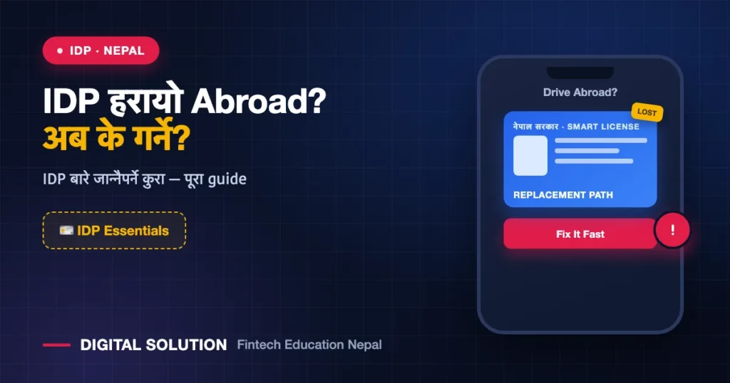 Lost Your IDP Abroad? Here’s What to Do — Digital Solution guide