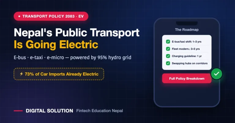 Nepal’s Public Transport Is Going Electric: The National Transport Policy 2083 Roadmap, Explained