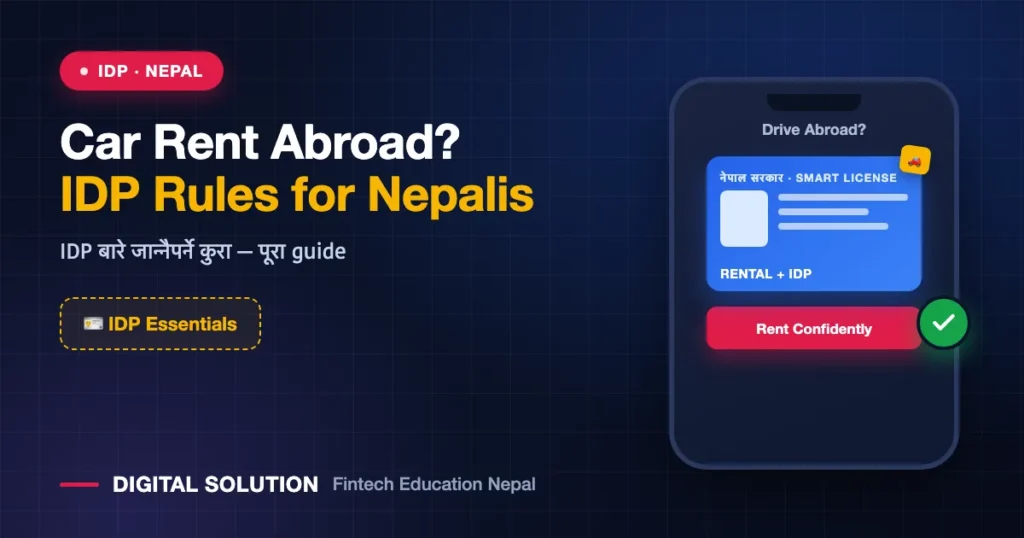Renting a Car Abroad with a Nepali License: IDP Rules — Digital Solution guide
