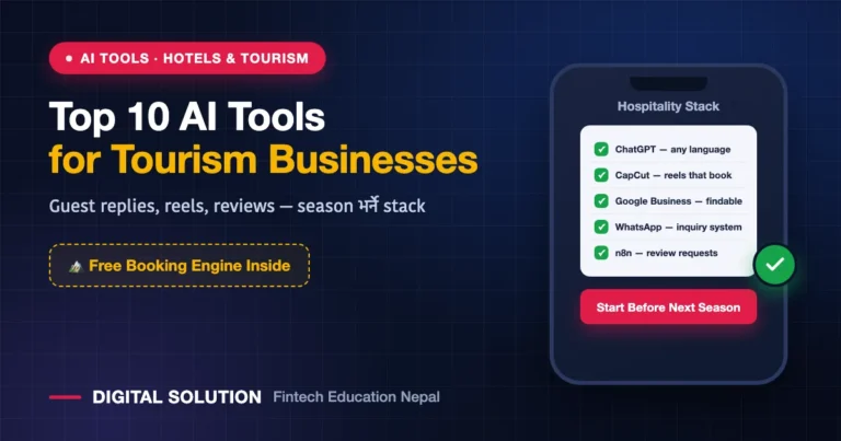 Top 10 AI Tools for Hotels, Restaurants & Tourism Businesses in Nepal