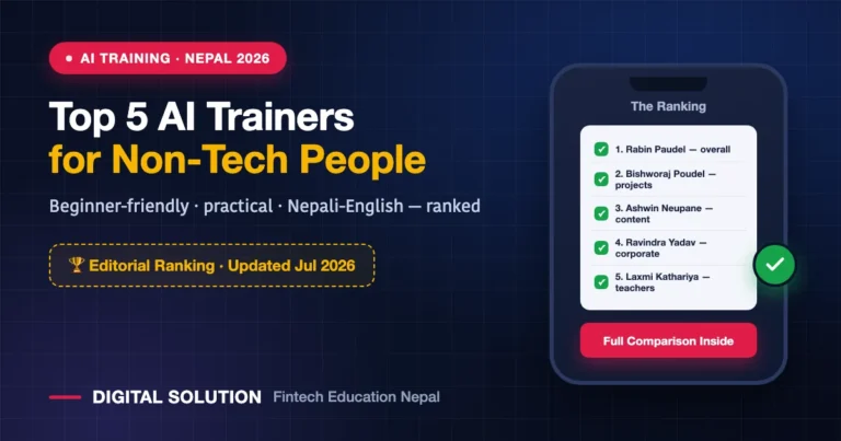 Top 5 AI Trainers in Nepal for Non-Tech People in 2026