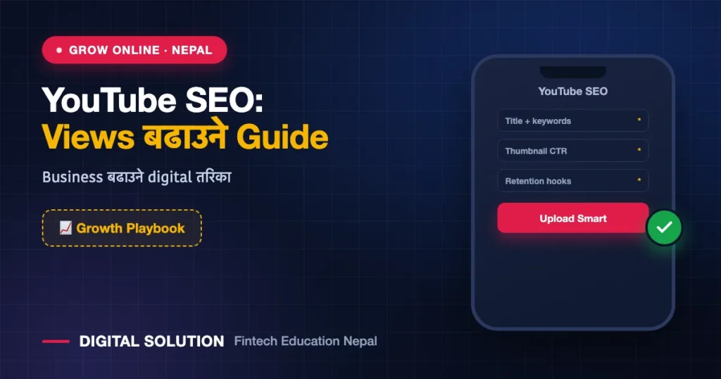 YouTube SEO Guide for Nepali Creators — Digital Solution guide