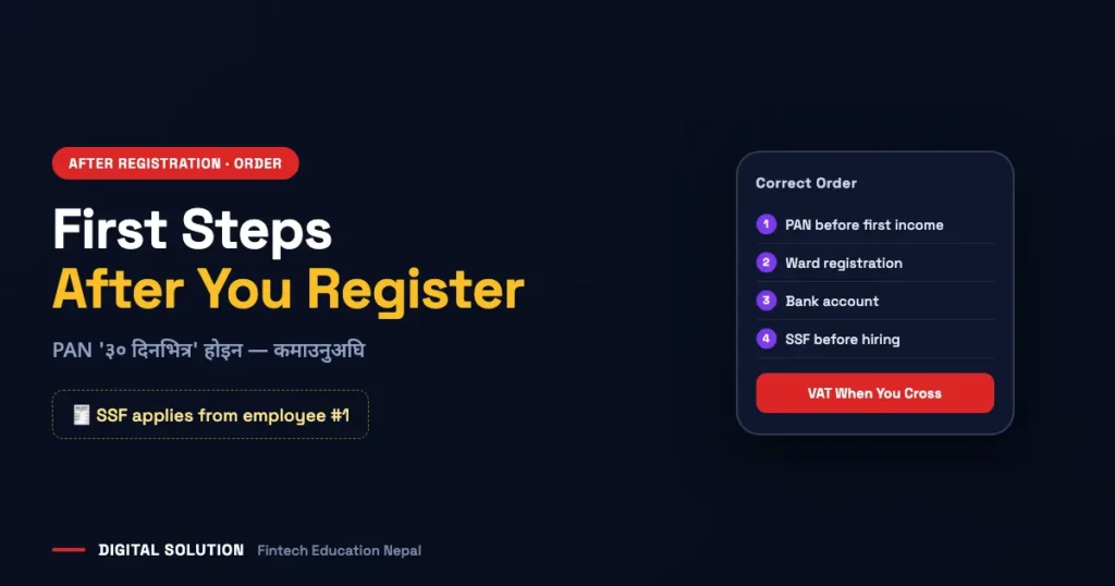 Nepal business registration guide: after business registration nepal