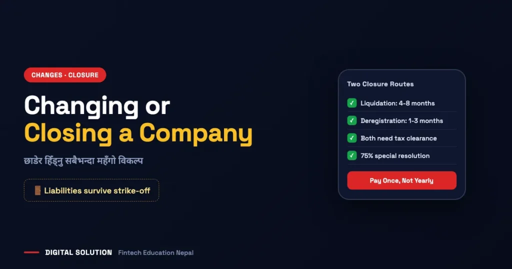 Nepal business guide: change close company nepal