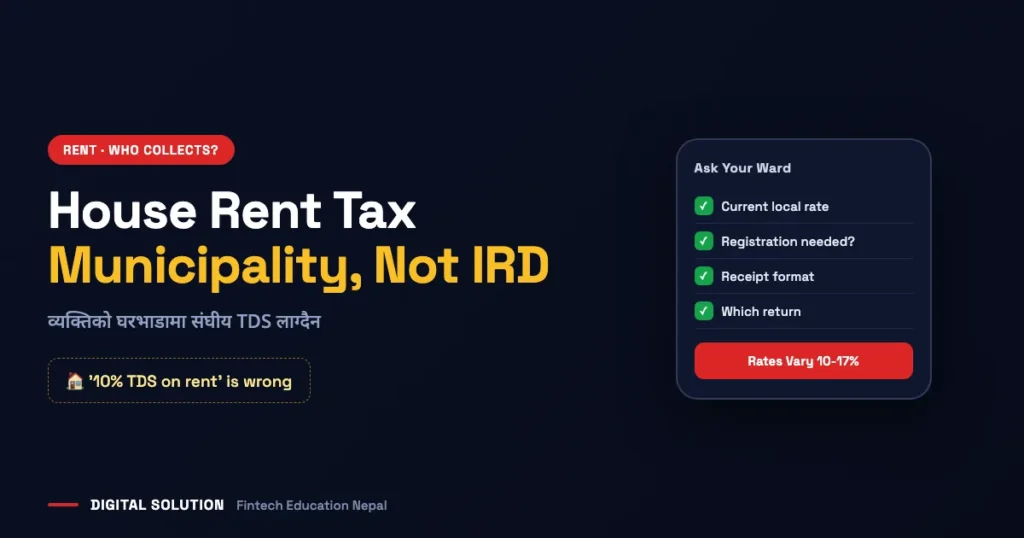 Nepal tax guide FY 2083/84: house rent tax nepal