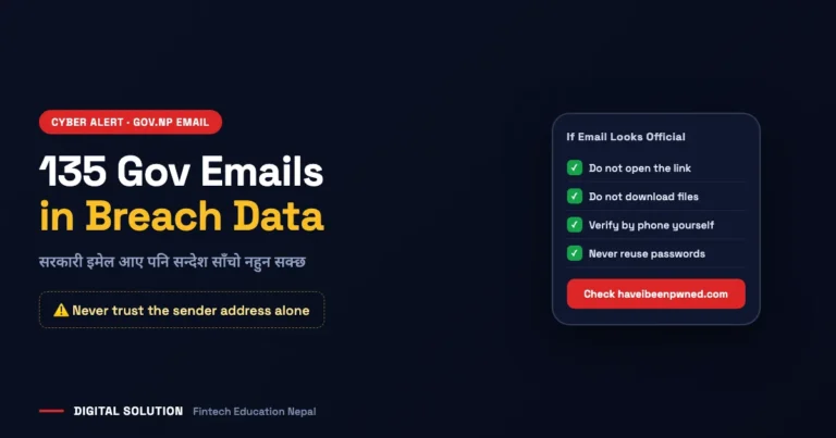 135 Nepal Government Emails Found in Breach Data: What It Really Means