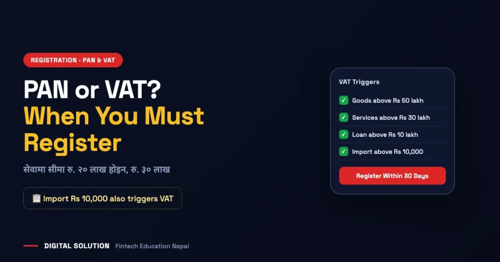 Nepal tax guide FY 2083/84: pan vat registration nepal