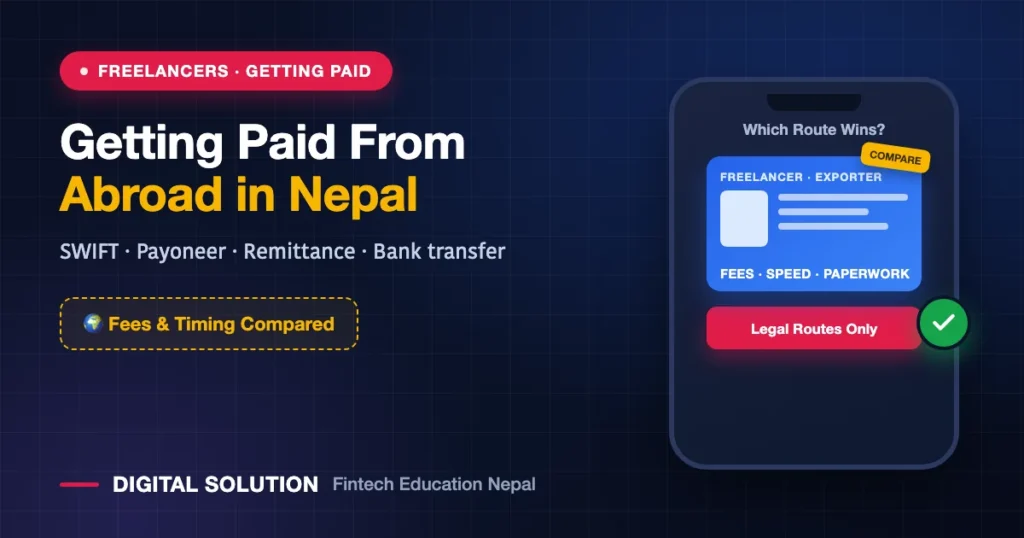 Ways to receive international payments in Nepal compared for freelancers