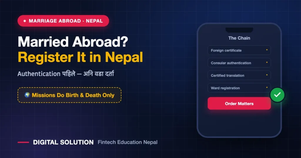 How to register a foreign marriage in Nepal with authentication