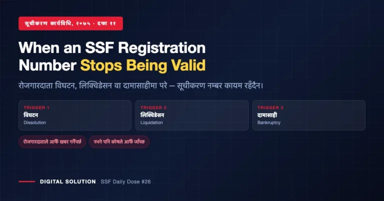 SSF Registration Number: The 17 Industry Codes — and When It Gets Cancelled