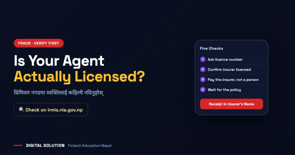 Insurance guide Nepal: verify insurance agent nepal